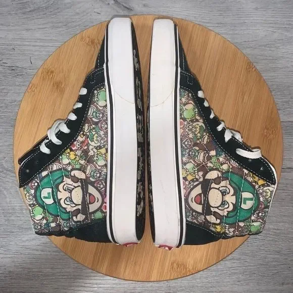 Vans Nintendo X SK8-Hi Reissue Game Over Super Mario Bros Men’s 5 Women’s 6.5